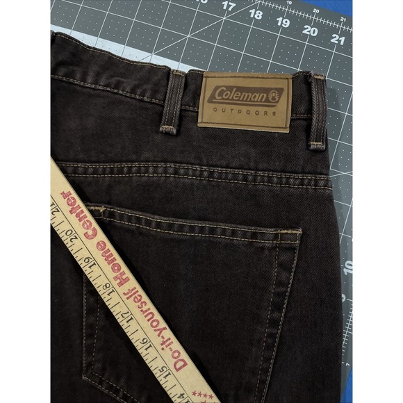 Coleman Other - VTG Coleman Outdoors Mens Jeans Size 40x32 Brown 100% Cotton Camp Hike Y2K